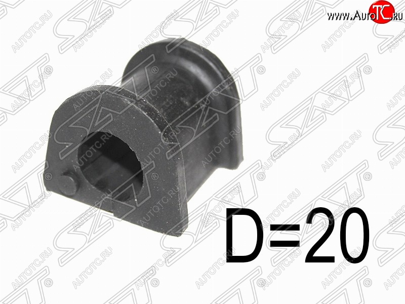 159 р. Резиновая втулка заднего стабилизатора SAT (D=20) Mitsubishi Galant 8  дорестайлинг седан (1996-1998)  с доставкой в г. Москва