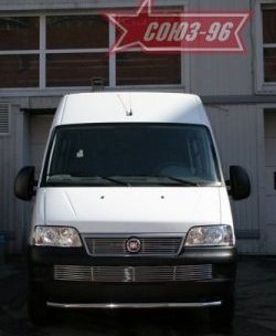 11 564 р. Защита переднего бампера одинарная Souz-96 (d60) Fiat Ducato 250 (2006-2014)  с доставкой в г. Москва. Увеличить фотографию 3