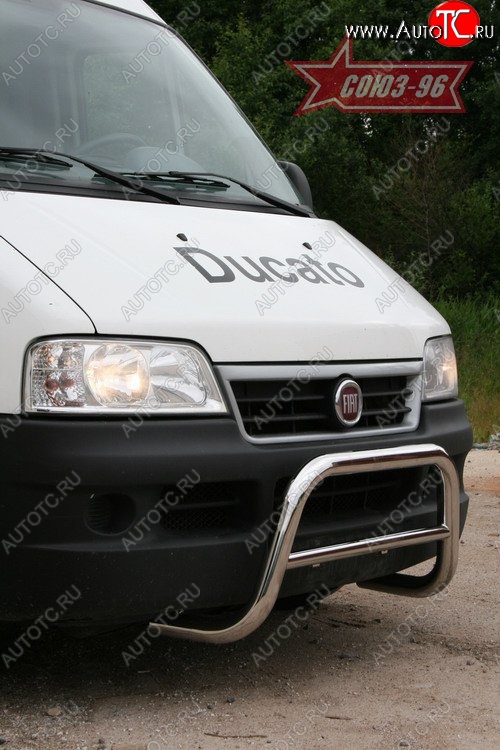 10 844 р. Защита переднего бампера Souz-96 (d60) Fiat Ducato 250 (2006-2014)  с доставкой в г. Москва