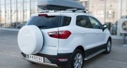 15 649 р. Защита заднего бампера (Ø75x42 мм, нержавейка) Russtal Ford EcoSport дорестайлинг (2013-2019)  с доставкой в г. Москва. Увеличить фотографию 4