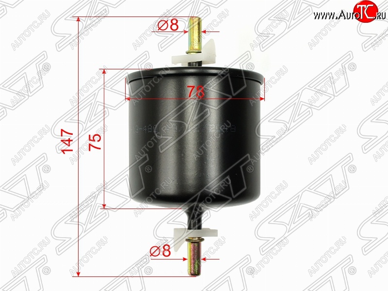 369 р. Топливный фильтр SAT  Ford Escape  1 (2000-2007), Ford Maverick  TM1 (2000-2007), Mazda Tribute (2000-2007)  с доставкой в г. Москва