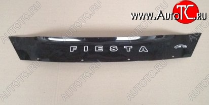 999 р. Дефлектор капота Russtal (короткий) Ford Fiesta 6 хэтчбэк 3 дв. рестайлинг (2012-2019)  с доставкой в г. Москва