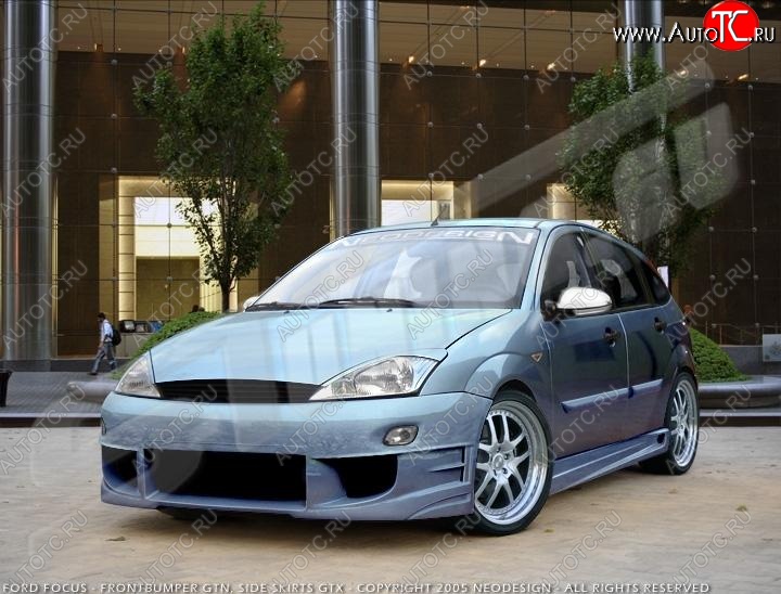 15 199 р. Пороги накладки ST1 Ford Focus 1 седан дорестайлинг (1998-2002)  с доставкой в г. Москва