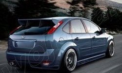 Задний бампер EVO Ford Focus 2 хэтчбэк 5 дв. рестайлинг (2007-2011)