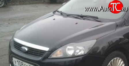 20 999 р. Капот cтандартный SIMYI  Ford Focus 2 хэтчбэк 5 дв. рестайлинг (2007-2011) (неокрашенный)  с доставкой в г. Москва