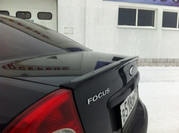 3 399 р. Лип спойлер АВТОКРАТ Ford Focus 2 седан рестайлинг (2007-2011) (Неокрашенный)  с доставкой в г. Москва. Увеличить фотографию 2