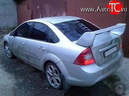 6 549 р. Спойлер EVO Design Ford Focus 2  седан дорестайлинг (2004-2008) (Неокрашенный)  с доставкой в г. Москва