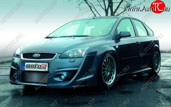 29 899 р. Передний бампер Auto-R Ford Focus 2  седан дорестайлинг (2004-2008)  с доставкой в г. Москва