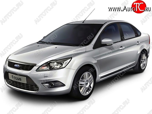 3 659 р. Бампер передний Ford Focus 2 седан рестайлинг (2007-2011) (Окрашенный)  с доставкой в г. Москва