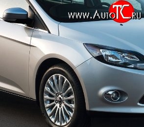 5 599 р. Переднее правое крыло Стандартное  Ford Focus  3 (2010-2015) универсал дорестайлинг, хэтчбэк дорестайлинг, седан дорестайлинг (Окрашенное)  с доставкой в г. Москва