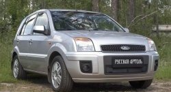 2 159 р. Защитная сетка решетки переднего бампера РА  Ford Fusion  1 (2005-2012)  рестайлинг, хэтчбэк  с доставкой в г. Москва. Увеличить фотографию 2