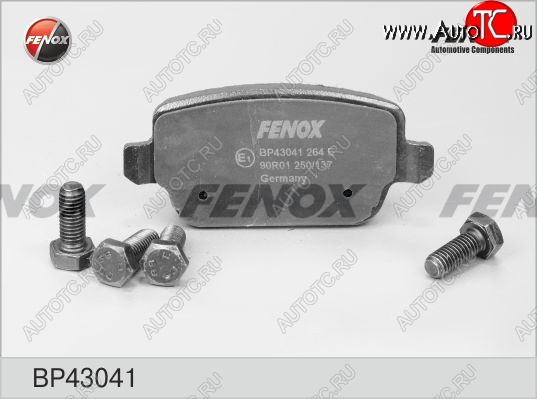 1 389 р. Колодка заднего дискового тормоза FENOX  Ford Galaxy  2 (2006-2010), Ford Kuga  1 (2008-2013), Ford Mondeo (2007-2010), Ford S-Max  1 (2006-2010), Land Rover Freelander  L359 (2006-2010), Volvo S80  AS60 седан (2006-2010)  с доставкой в г. Москва