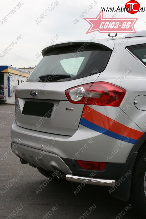 7 649 р. ЗЗащита заднего бампера Souz-96 (d60 mm) Ford Kuga 1 (2008-2013)  с доставкой в г. Москва