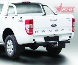 8 594 р. Фаркоп Souz-96  Ford Ranger ( DoubleCab,  RapCab) (2011-2016) дорестайлинг, дорестайлинг  с доставкой в г. Москва. Увеличить фотографию 1