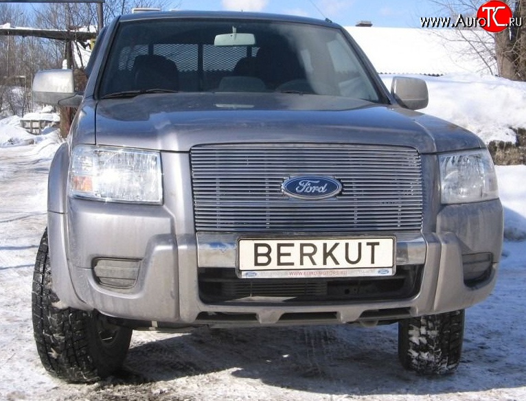 8 999 р. Декоративная вставка решетки радиатора (рестайлинг) Berkut Ford Ranger дорестайлинг (2006-2009)  с доставкой в г. Москва