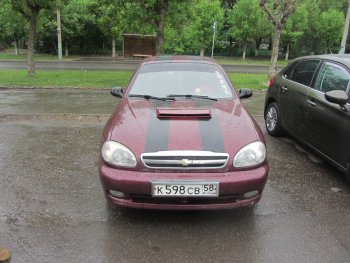 479 р. Воздухозаборник Снайпер на капот Fiat Palio 178 хэтчбэк 5 дв. дорестайлинг (1996-2003) (Неокрашенный)  с доставкой в г. Москва. Увеличить фотографию 3