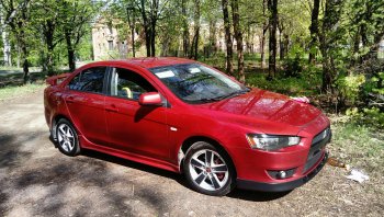 579 р. Реснички на фары Style  Mitsubishi Lancer  10 (2007-2017) седан дорестайлинг, хэтчбэк дорестайлинг, седан рестайлинг, хэтчбек 5 дв рестайлинг (Неокрашенные)  с доставкой в г. Москва. Увеличить фотографию 7