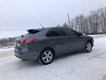 5 399 р. Верхний спойлер Sport 5D (хетчбек) Mitsubishi Lancer 10 хэтчбэк дорестайлинг (2007-2010) (Неокрашенный)  с доставкой в г. Москва. Увеличить фотографию 5