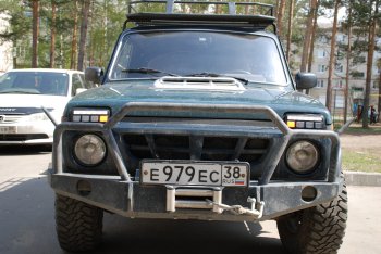 3 299 р. Дневные ходовые огни с поворотниками Тюн-Авто Classic Лада нива 4х4 2121 Бронто 3 дв. 1-ый рестайлинг (2017-2019) (Поворотник в НИЖНЕЙ секции, светится равномерно)  с доставкой в г. Москва. Увеличить фотографию 10