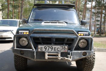 3 299 р. Дневные ходовые огни с поворотниками Тюн-Авто Classic  ВИС 2346 ( бортовой,  фургон,) (1998-2025), ВИС 23461 ( бортовой,  фургон,) (1998-2025), Лада Нива 4х4  2121 (1977-2019), Лада нива 4х4 ( 2131,  2329,  2121-80,  2121 Бронто,  2121,  2121 (Legend)) (1993-2025) (Поворотник в НИЖНЕЙ секции, светится равномерно)  с доставкой в г. Москва. Увеличить фотографию 11