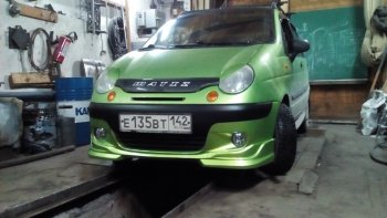 3 999 р. Накладка переднего бампера Sport-Line Daewoo Matiz M100 дорестайлинг (1998-2000)  с доставкой в г. Москва. Увеличить фотографию 2