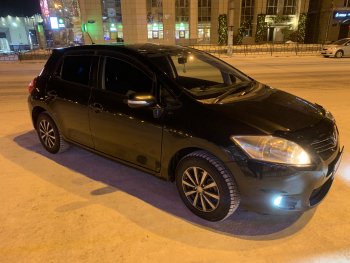 1 899 р. Дефлектор капота CA-Plastiс  Toyota Auris  E150 (2010-2012) хэтчбэк 5 дв. рестайлинг (Classic черный, Без надписи)  с доставкой в г. Москва. Увеличить фотографию 4