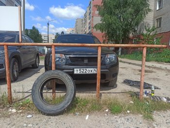 4 599 р. Решётка радиатора DM-Style  Renault Duster  HS (2010-2015) дорестайлинг (Без сетки, Неокрашенная глянец (под окраску))  с доставкой в г. Москва. Увеличить фотографию 6