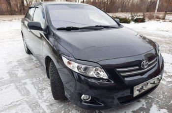 1 299 р. Комплект ресничек на фары Sport  Toyota Corolla  E150 (2006-2010) седан дорестайлинг (Неокрашенные)  с доставкой в г. Москва. Увеличить фотографию 18