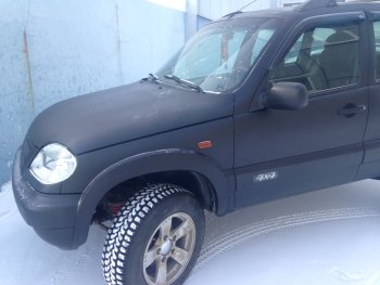 1 799 р. Арки крыльев Кураж 2  Chevrolet Niva  2123 (2002-2008), Лада 2123 (Нива Шевроле) (2002-2008) (Неокрашенные)  с доставкой в г. Москва. Увеличить фотографию 5