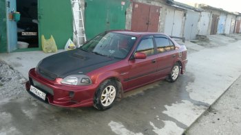 7 299 р. Передний бампер VeilSide Honda Civic EJ,EK,EM седан дорестайлинг (1995-1998) (кузов: седан)  с доставкой в г. Москва. Увеличить фотографию 9