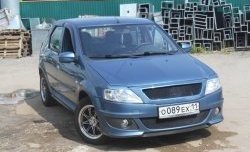 2 199 р. Решётка радиатора Power DM 2 Renault Logan 1 рестайлинг (2010-2016) (Без сетки, Неокрашенная)  с доставкой в г. Москва. Увеличить фотографию 3