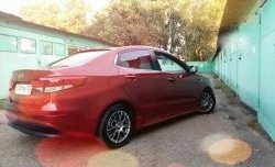 3 299 р. Козырёк на заднее лобовое стекло Sport v2 KIA Rio 3 QB дорестайлинг седан (2011-2015) (Неокрашенный)  с доставкой в г. Москва. Увеличить фотографию 4