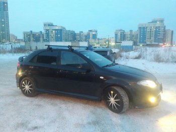 2 569 р. Пороги накладки Атланта  Chevrolet Lacetti  хэтчбек (2002-2013) (Неокрашенные)  с доставкой в г. Москва. Увеличить фотографию 4