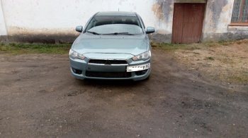 929 р. Подиум гос. номера EVO №1  Mitsubishi Lancer  10 (2007-2017) седан дорестайлинг, хэтчбэк дорестайлинг, седан рестайлинг, хэтчбек 5 дв рестайлинг (Гладкий пластик)  с доставкой в г. Москва. Увеличить фотографию 6