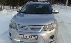 2 849 р. Накладка переднего бампера Sport Mitsubishi Outlander XL (CW)  дорестайлинг (2005-2009) (Неокрашенная)  с доставкой в г. Москва. Увеличить фотографию 8