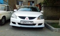 5 499 р. Накладка переднего бампера M-VRS Mitsubishi Lancer 9 1-ый рестайлинг универсал (2003-2005) (Неокрашенная)  с доставкой в г. Москва. Увеличить фотографию 4