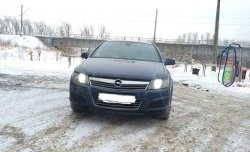 829 р. Реснички Global Tuning  Opel Astra ( H,  H GTC) (2004-2015) седан дорестайлинг, универсал, хэтчбек 3 дв. дорестайлинг, хэтчбек 5дв дорестайлинг, хэтчбек 3 дв. рестайлинг, универсал рестайлинг, хэтчбек 5дв рестайлинг (Неокрашенные)  с доставкой в г. Москва. Увеличить фотографию 11