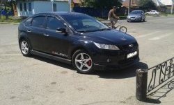 2 679 р. Пороги накладки Снайпер Ford Focus 2 универсал дорестайлинг (2004-2008) (Неокрашенные)  с доставкой в г. Москва. Увеличить фотографию 2