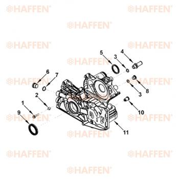 619 р. Сальник коленчатого вала передний (ISF2.8, 50.3Х65Х8, 5265266) HAFFEN ГАЗ Баргузин 2217 автобус 1-ый рестайлинг (2003-2010)  с доставкой в г. Москва. Увеличить фотографию 3