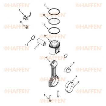 679 р. Форсунка охлаждения поршня ISF2.8 (5257526) HAFFEN ГАЗ ГАЗель Next A62,А65 автобус (2016-2025)  с доставкой в г. Москва. Увеличить фотографию 4