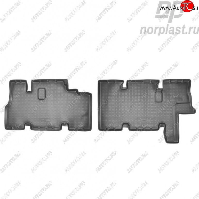 1 679 р. Коврики салона Norplast Unidec (с доп. отопителем 2-го ряда) ГАЗ ГАЗель Next A62,А65 автобус (2016-2025) (Цвет: черный)  с доставкой в г. Москва