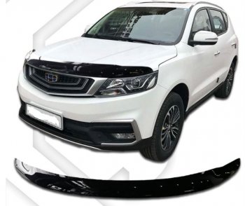 Дефлектор капота CA-Plastiс Geely (Джили) Emgrand X7 (Эмгранд) (2019-2021) 2-ой рестайлинг