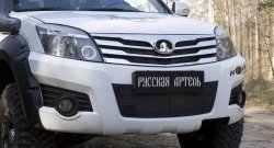 2 279 р. Защитная сетка решетки переднего бампера РА Great Wall Hover H3  дорестайлинг (2010-2014)  с доставкой в г. Москва. Увеличить фотографию 3