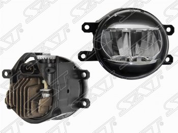 Правая противотуманная фара SAT (LED) Toyota Avensis T250 универсал дорестайлинг (2003-2006)