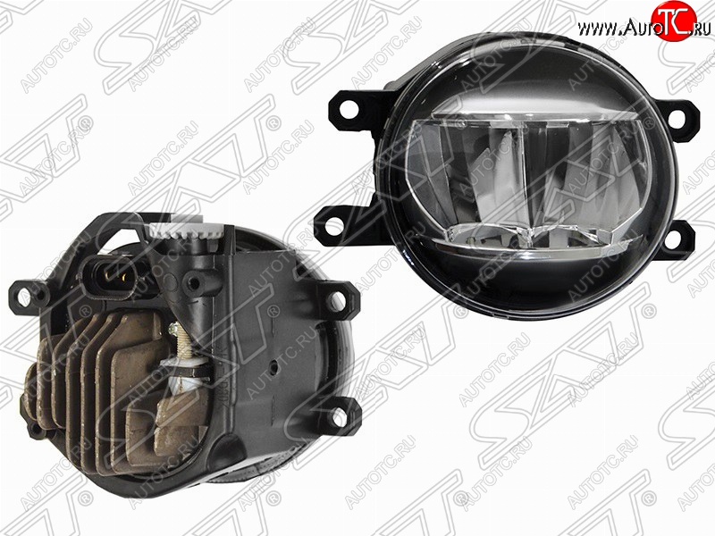 1 429 р. Правая противотуманная фара SAT (LED) Toyota Land Cruiser Prado J150 дорестайлинг (2009-2013)  с доставкой в г. Москва