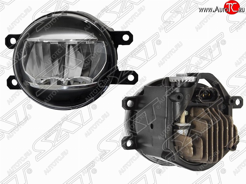 1 429 р. Левая противотуманная фара SAT (LED) Toyota 4Runner N280 дорестайлинг (2009-2013)  с доставкой в г. Москва