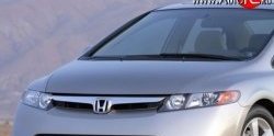 10 799 р. Пластиковый капот Standart  Honda Civic  FD (2005-2011) седан дорестайлинг, седан рестайлинг  с доставкой в г. Москва. Увеличить фотографию 1