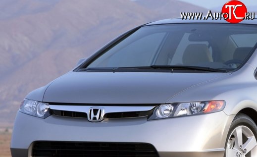 10 799 р. Пластиковый капот Standart  Honda Civic  FD (2005-2011) седан дорестайлинг, седан рестайлинг  с доставкой в г. Москва