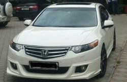 Накладка на передний бампер Style Honda (Хонда) Accord (Аккорд)  CU (2008-2011) CU седан дорестайлинг