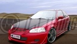 25 899 р. Передний бампер D.J. Honda Civic EJ,EK,EM седан дорестайлинг (1995-1998)  с доставкой в г. Москва. Увеличить фотографию 1